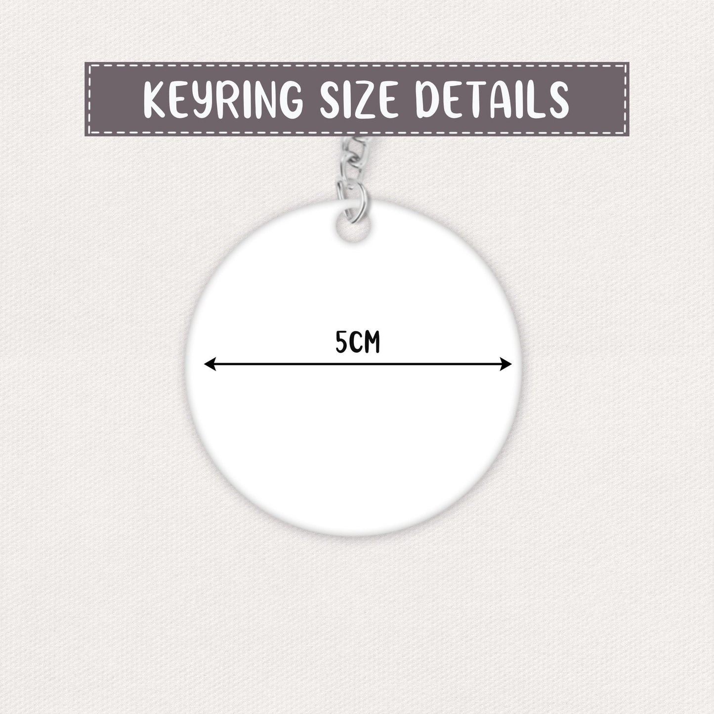 Personalised Initial Keyring