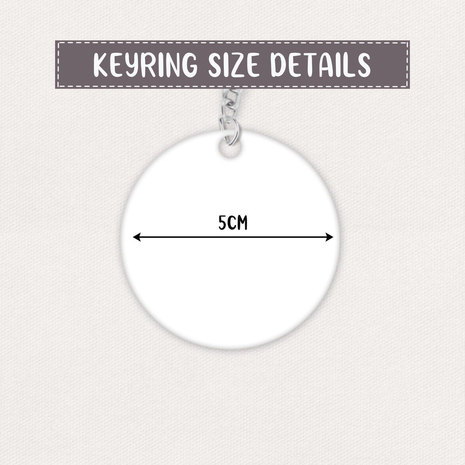 Personalised Initial Keyring