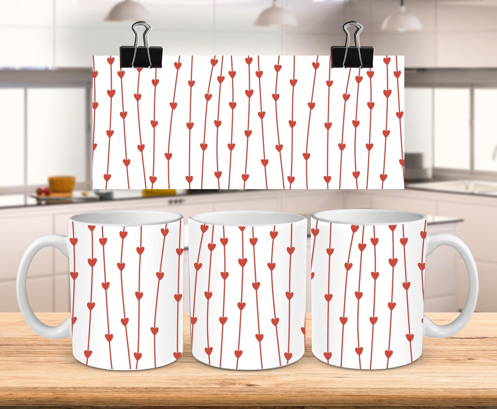String of Hearts Mug