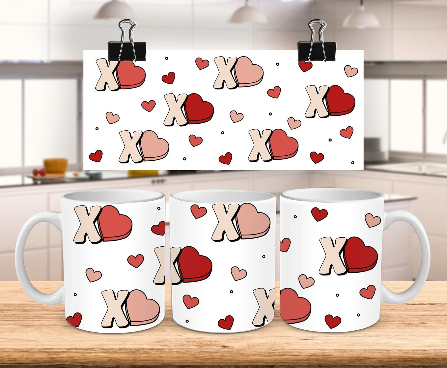 Hearts & Kisses Mug