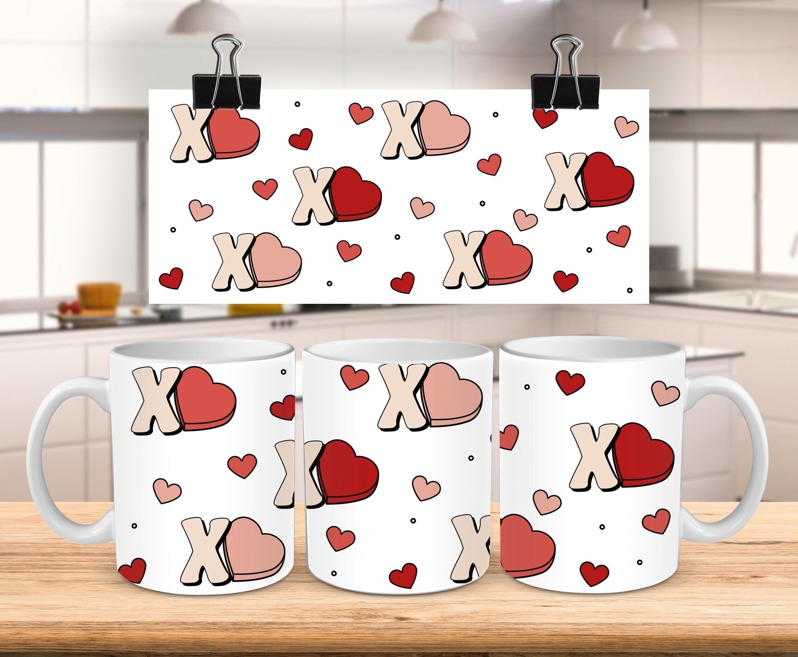 Hearts & Kisses Mug