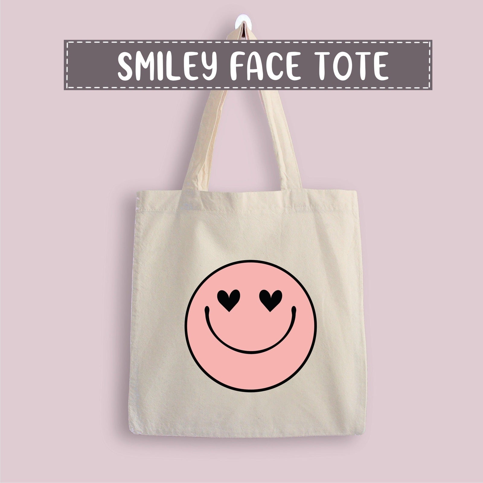 Smiley Face Tote Bag