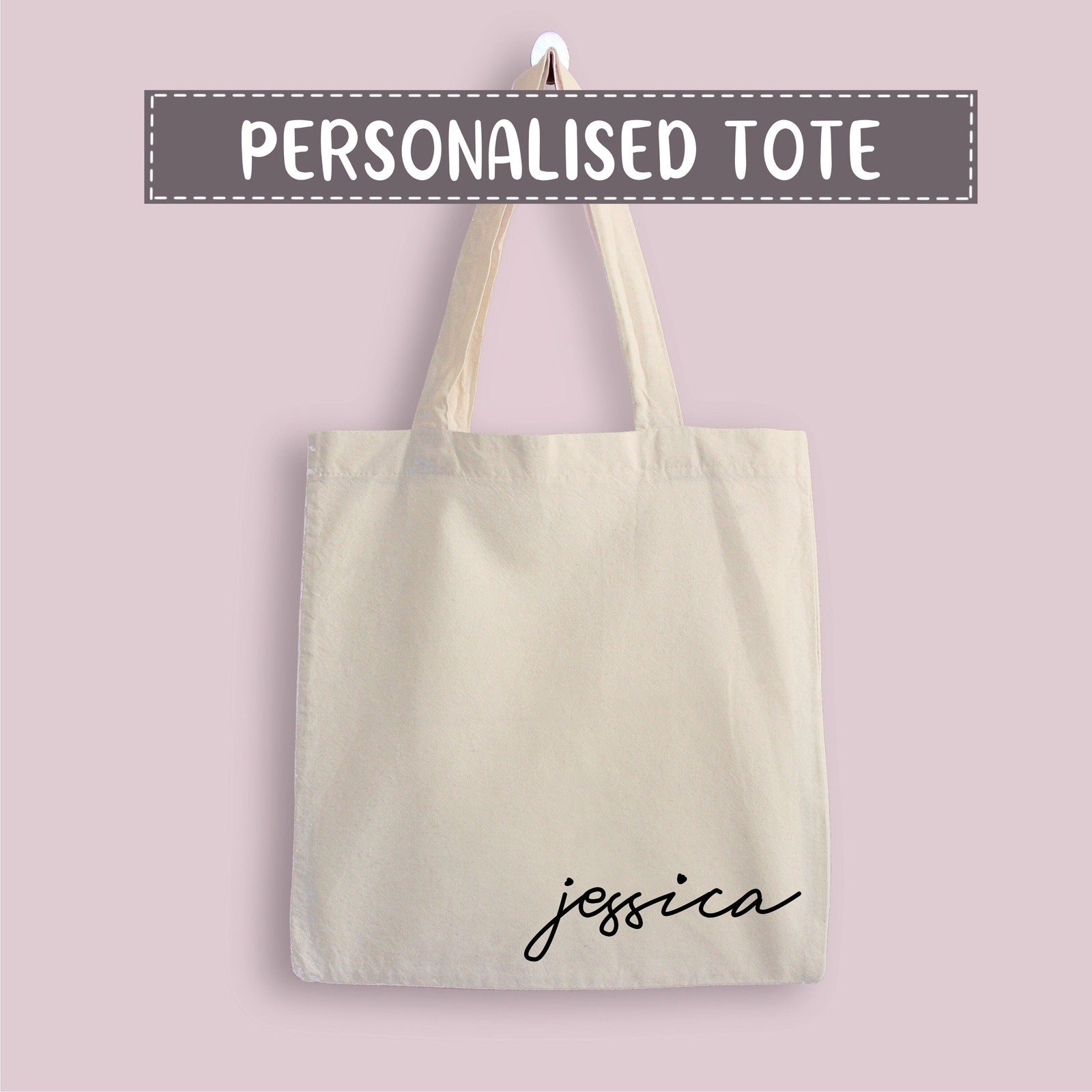 Personalised Name Tote Bag