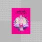 Dark Romance Kindle Insert - Messy Fingers (Pink)