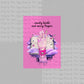 Dark Romance Kindle Insert - Messy Fingers (Light Pink)