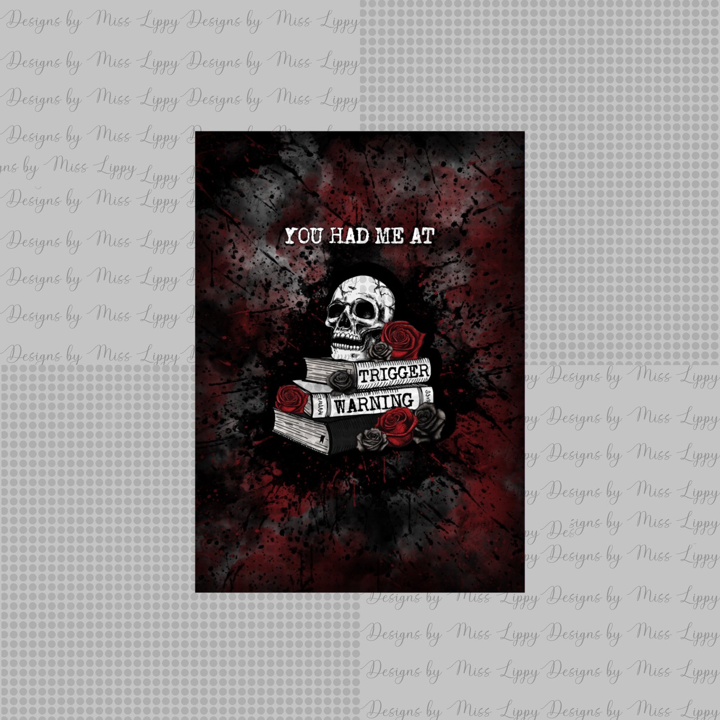 Dark Romance Kindle Insert - Trigger Warning