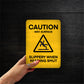 Dark Romance Kindle Insert - Caution