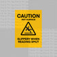 Dark Romance Kindle Insert - Caution