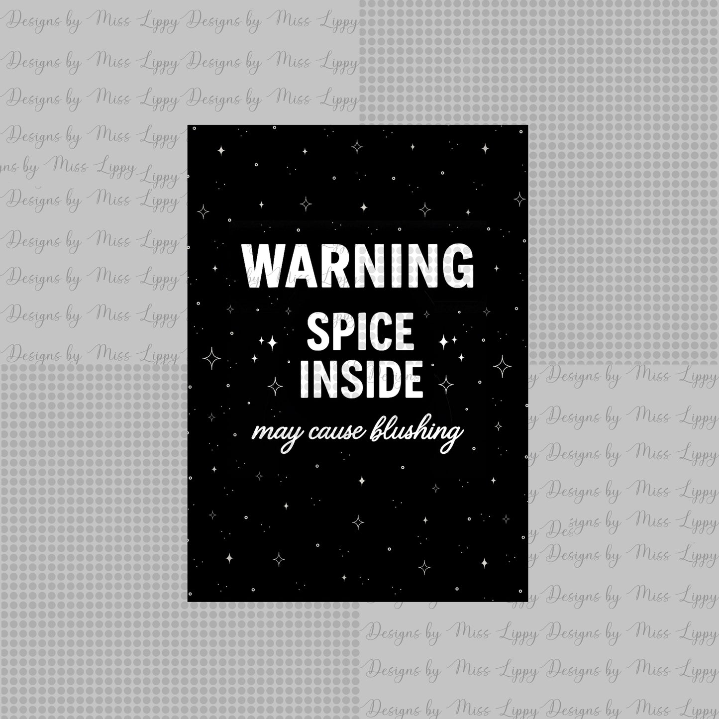 Dark Romance Kindle Insert - WARNING Spice Inside