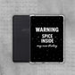 Dark Romance Kindle Insert - WARNING Spice Inside