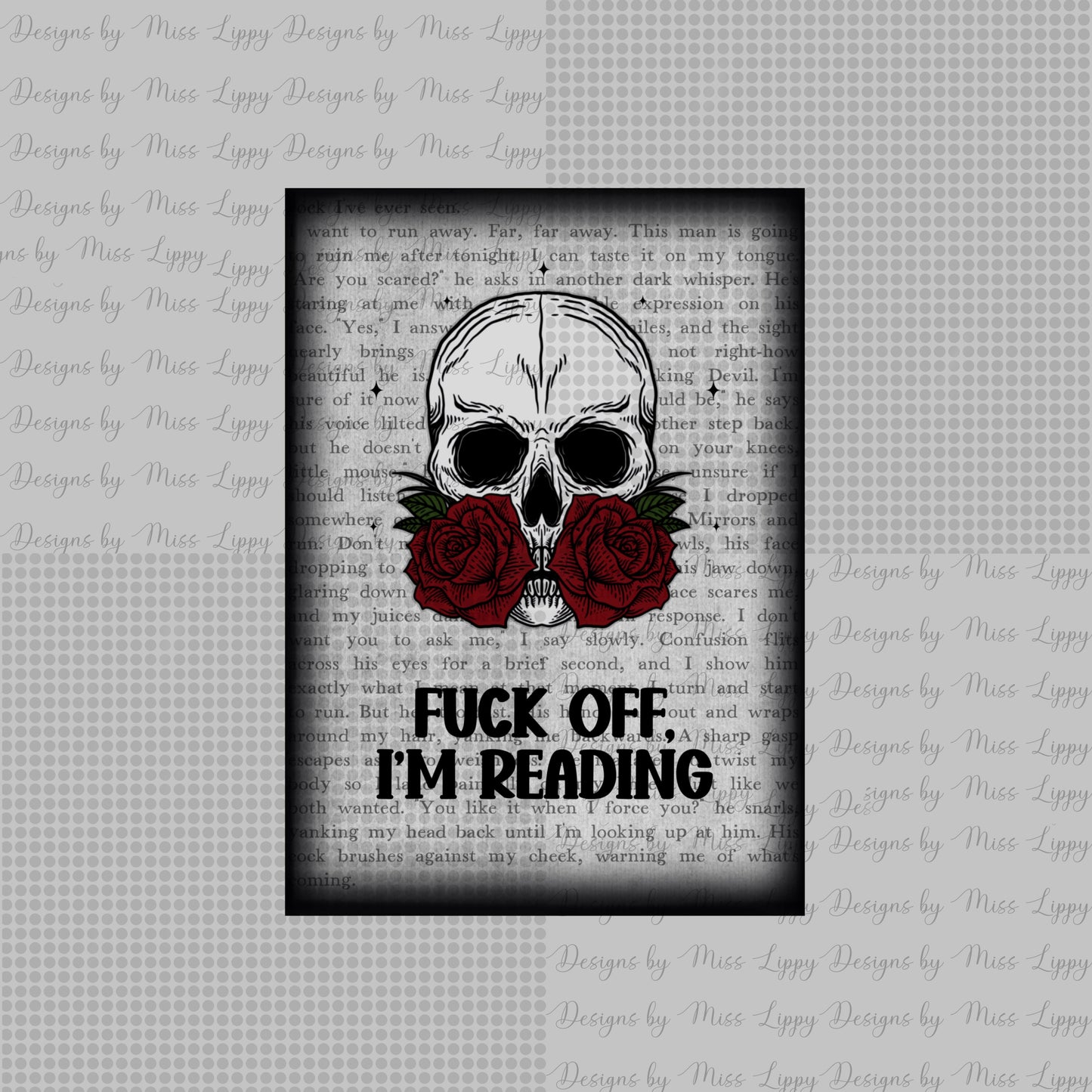 Dark Romance Kindle Insert - Fuck Off