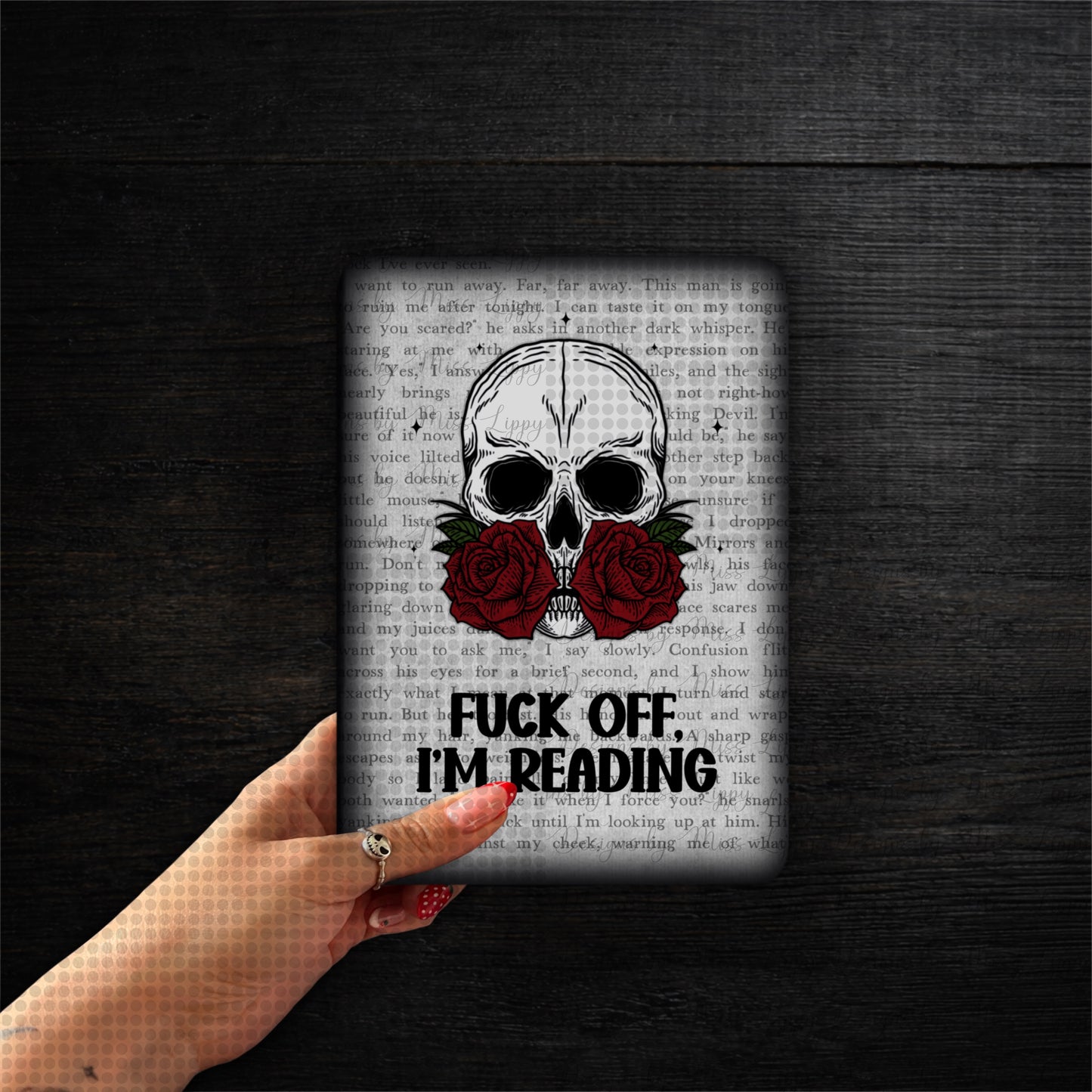 Dark Romance Kindle Insert - Fuck Off