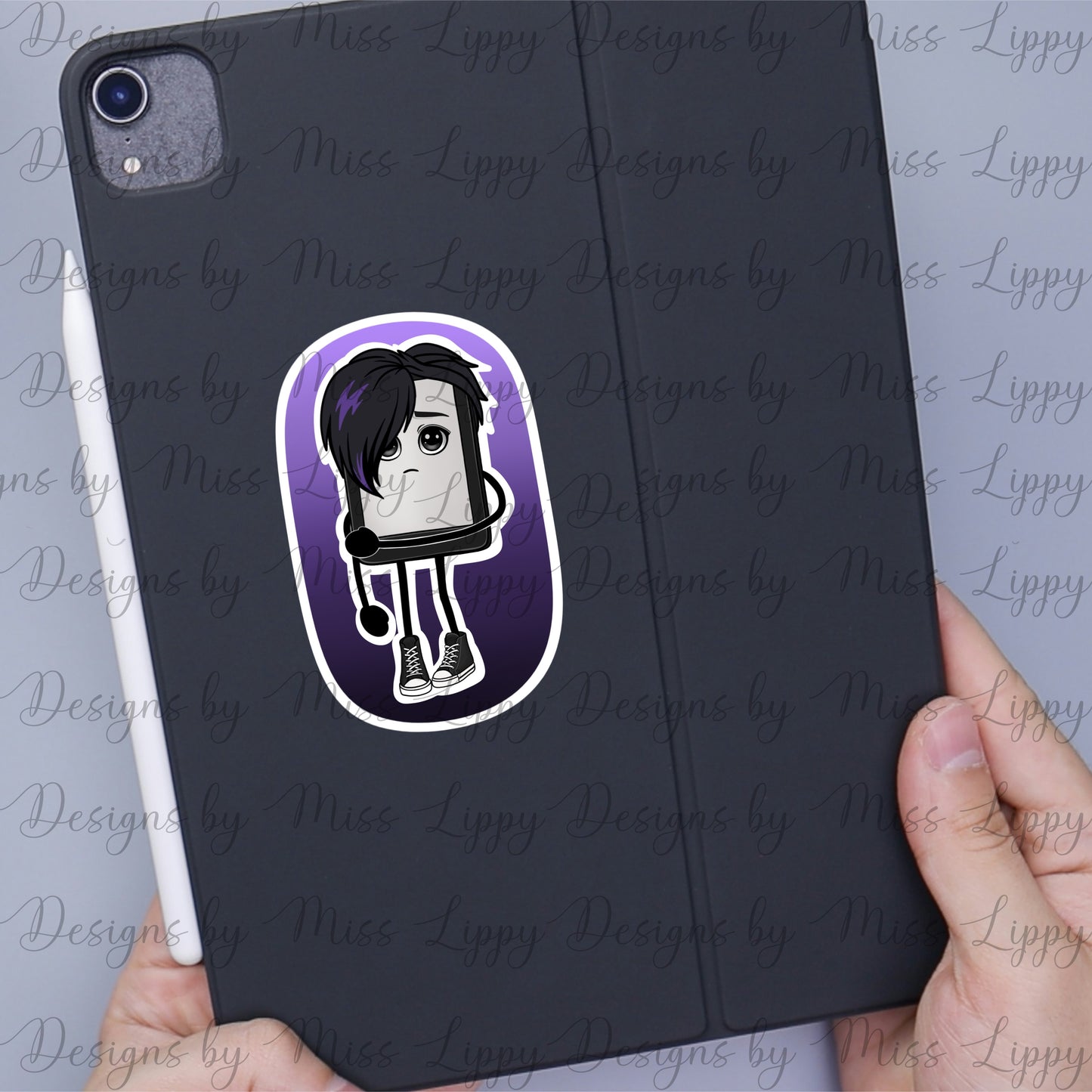 Emo Kindle Sticker - Where Are You?