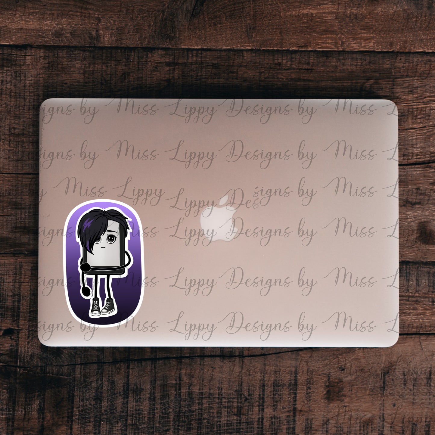 Emo Kindle Sticker - Where Are You?