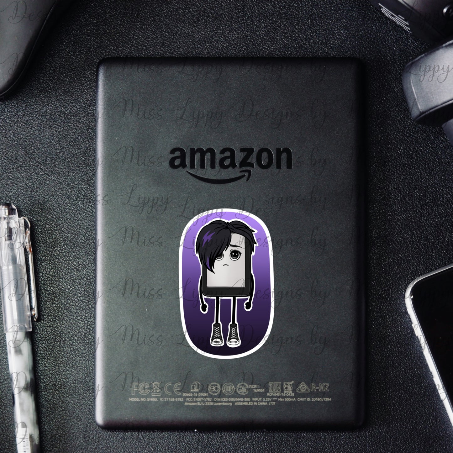 Emo Kindle Sticker - Overthinking