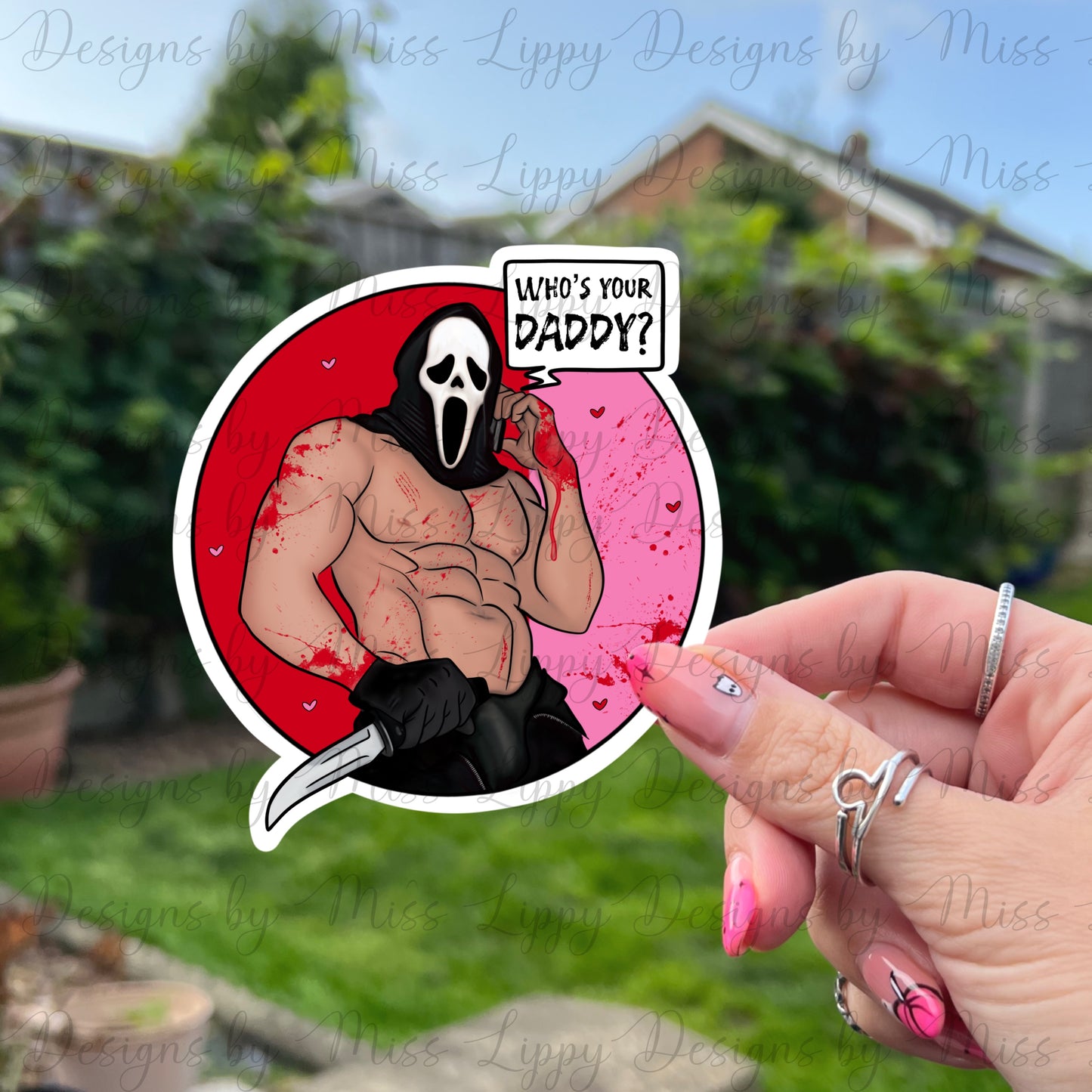 Ghostface Sticker - Who’s your Daddy?