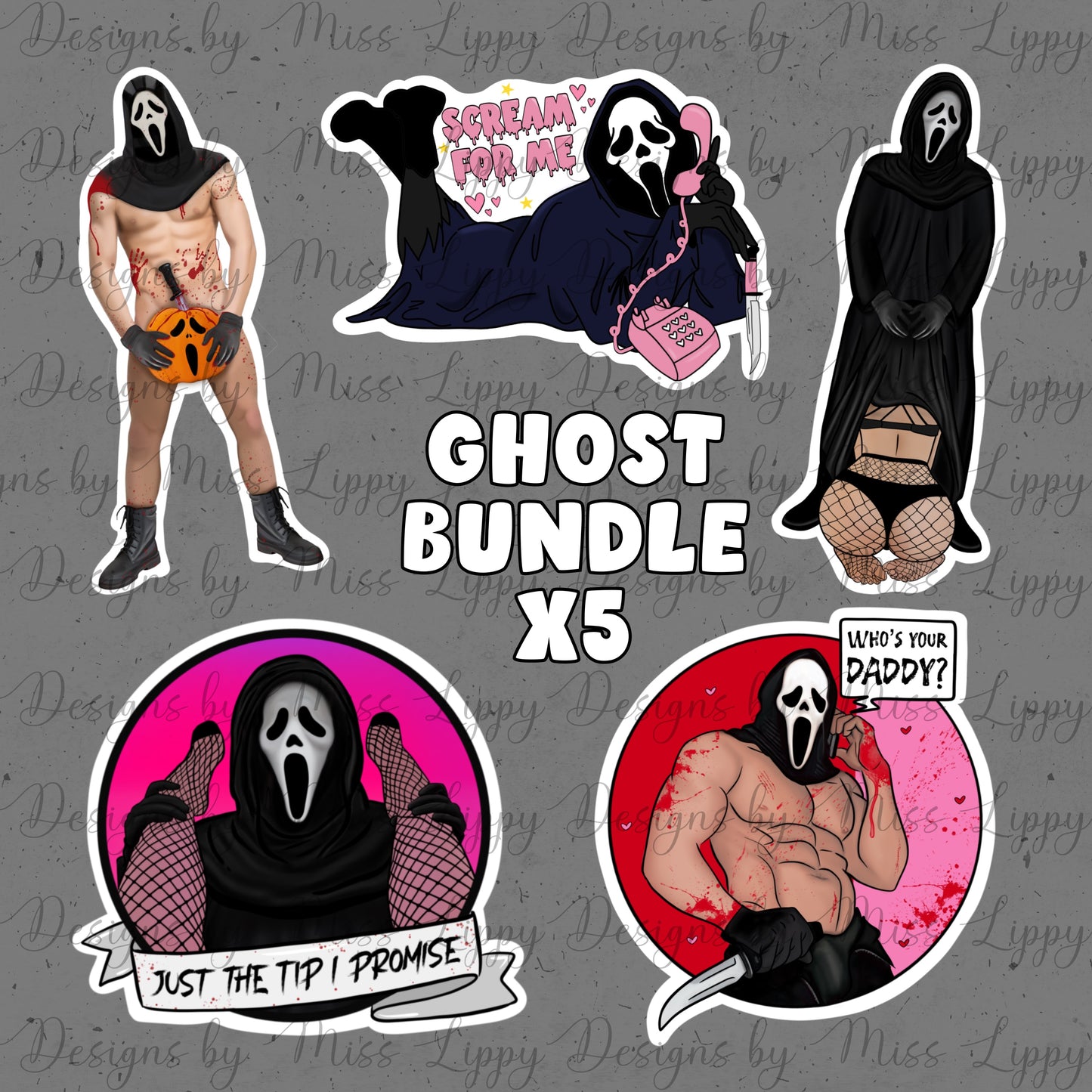 Ghostface Sticker bundle