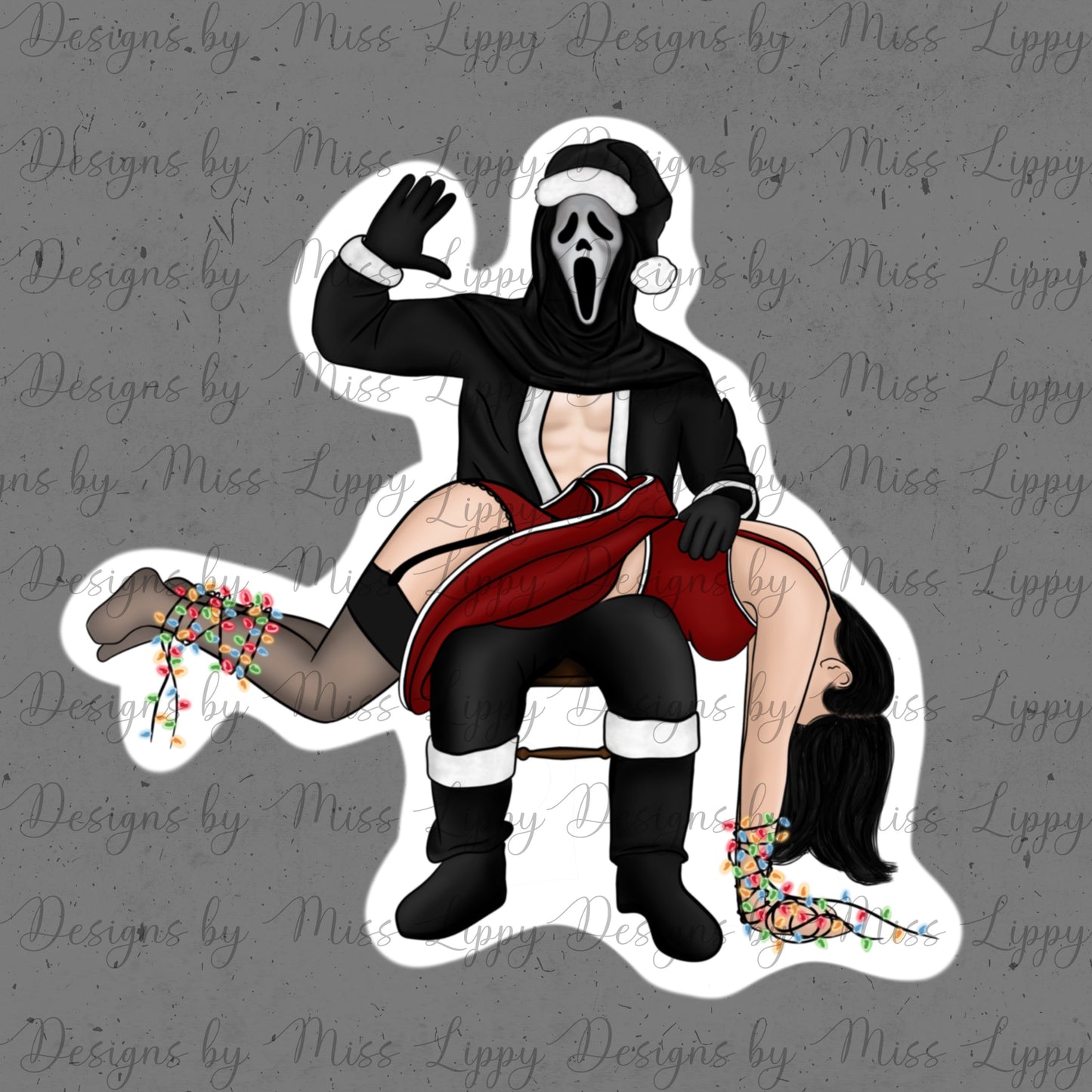 Ghostface Sticker bundle - Christmas Edition