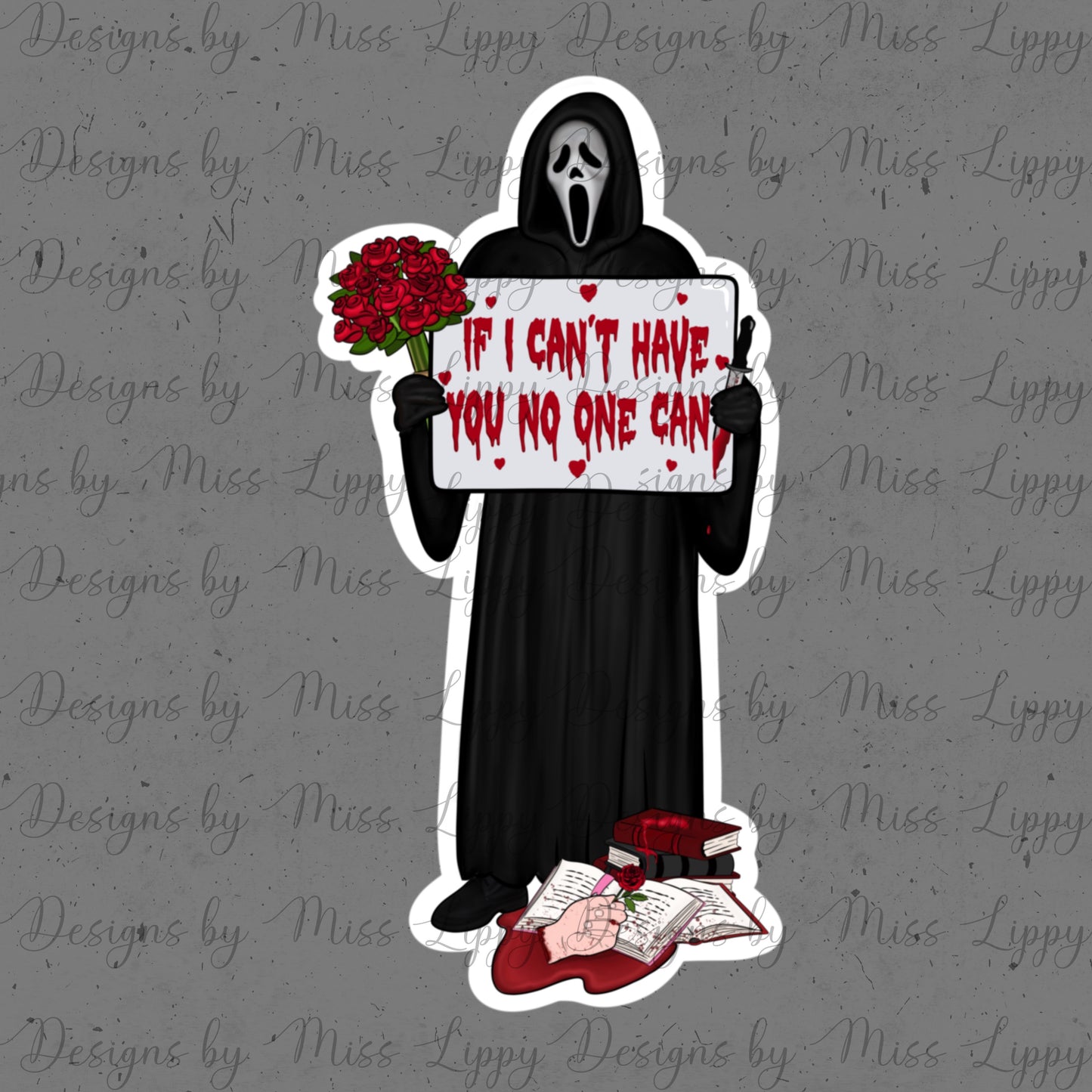 Ghostface Sticker bundle - Loved up Edition