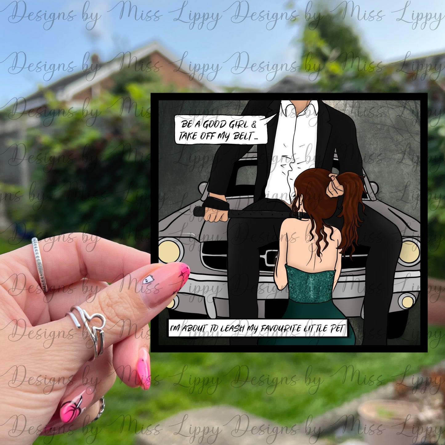 Dark Romance Sticker - Take Of My Belt