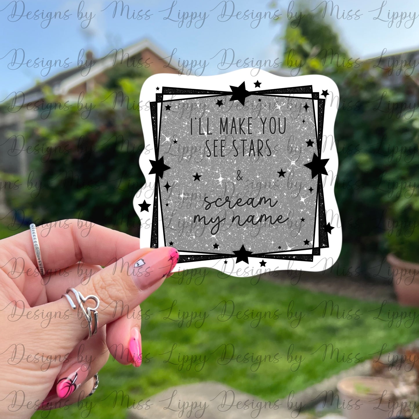 Dark Romance Book Sticker - Seeing Stars