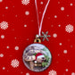 Personalised Glass Photo Christmas Bauble