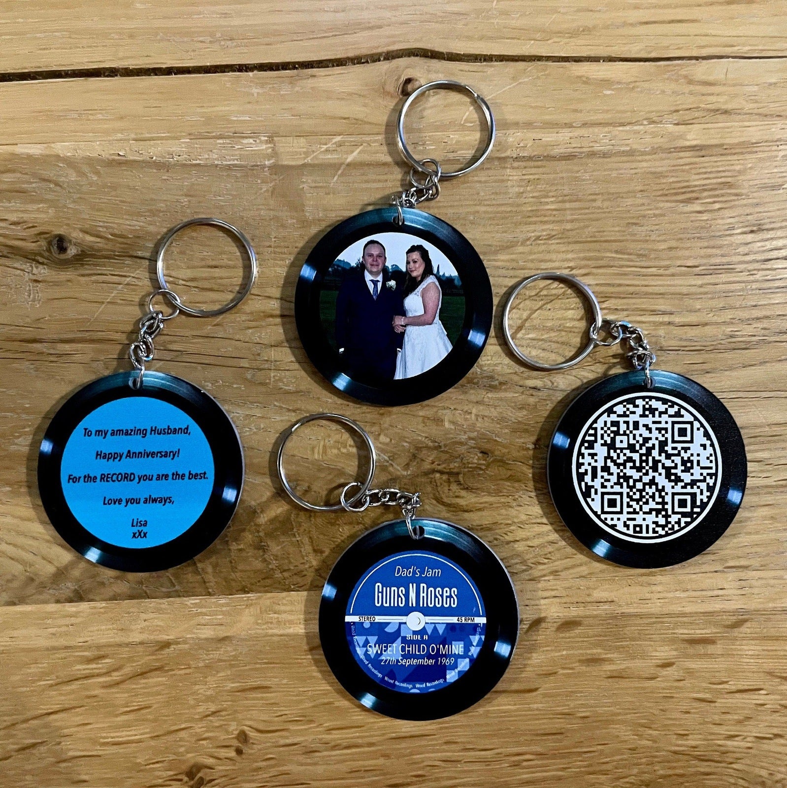 Personalised keyring cheap for husband