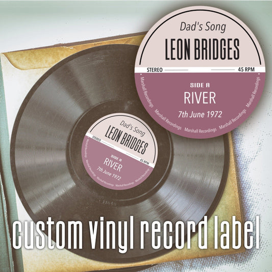 Custom Vinyl Record Label