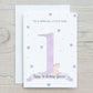1st Birthday Mouse Card