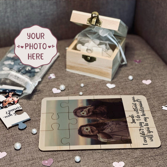 Polaroid Will you be by Bridesmaid? Jigsaw Photo Puzzle