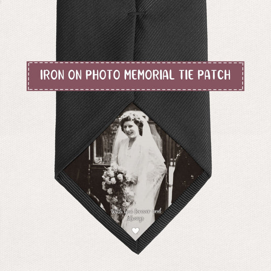 Personalised Photo Tie Patch