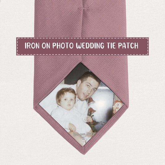 Personalised Photo or Text Tie Patch