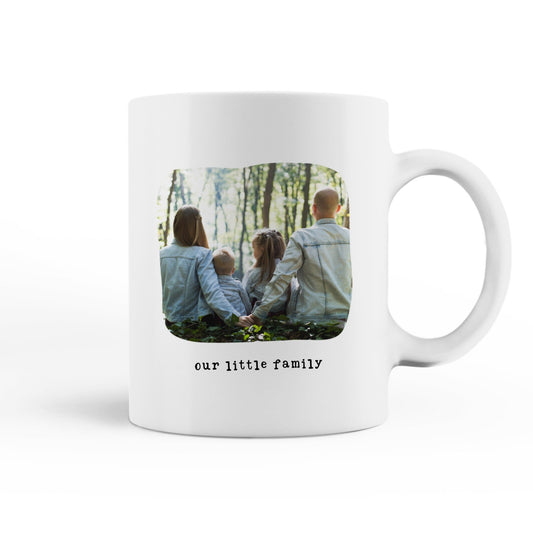 Personalised Our Little Family Photo Mug