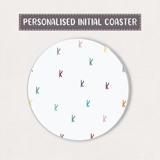 Personalised Initial Coaster