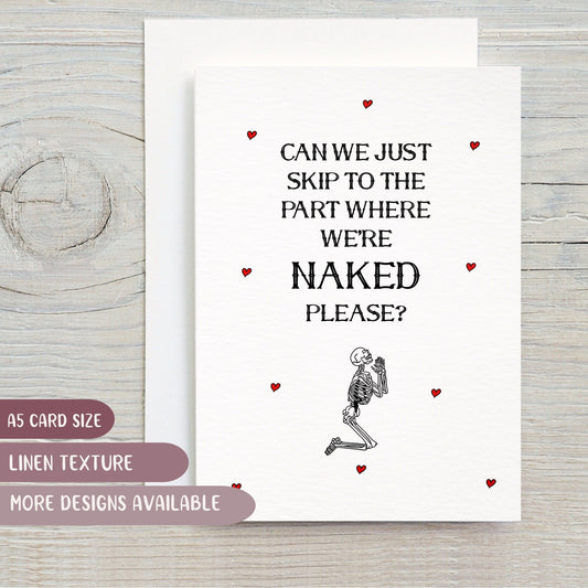 Get Naked Valentines Day Card