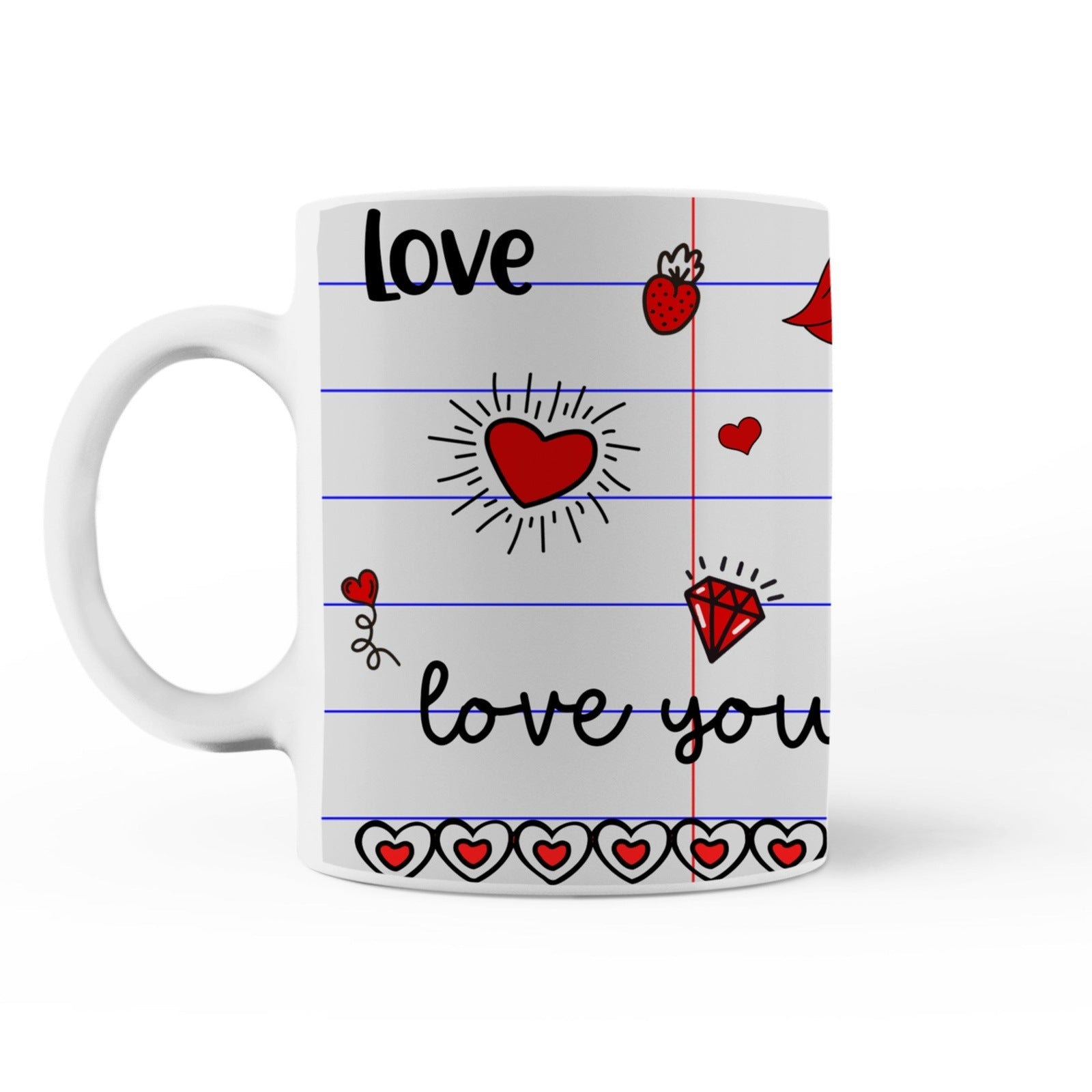 Love You Doodle Mug