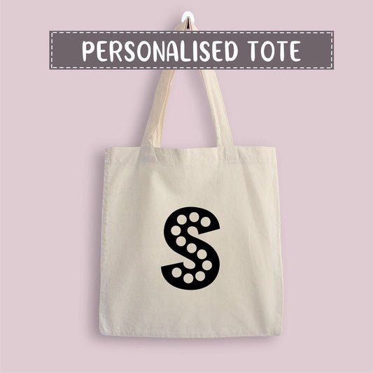 Personalised Initials Tote Bag