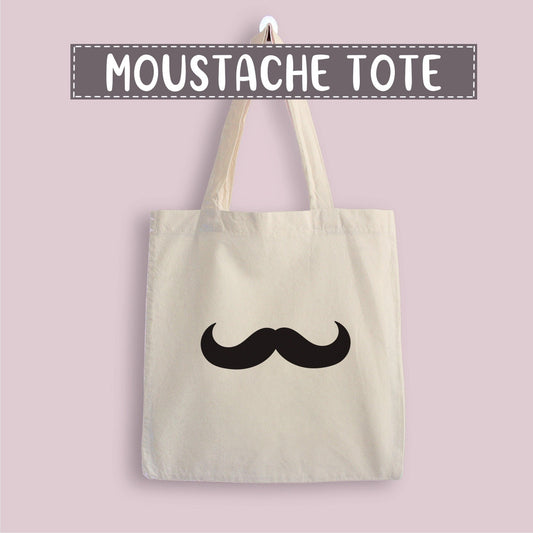 Moustache Tote Bag