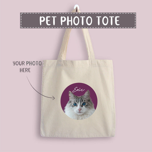 Personalised Cat Tote Bag
