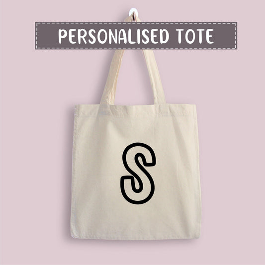Personalised Initials Tote Bag