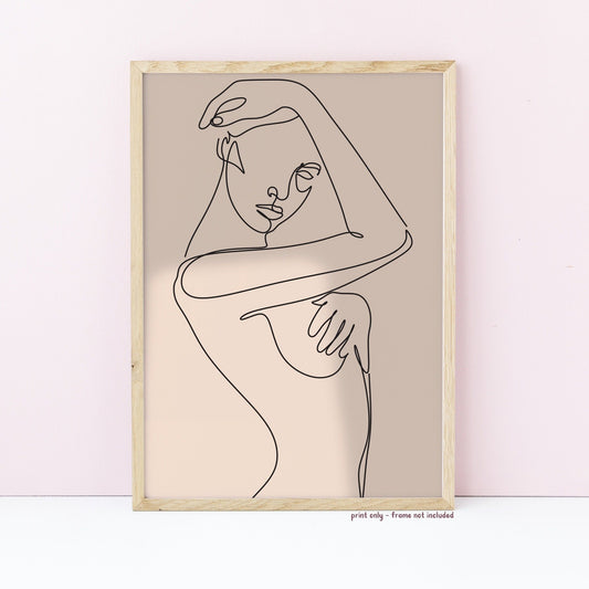 Women’s Silhouette Line Print