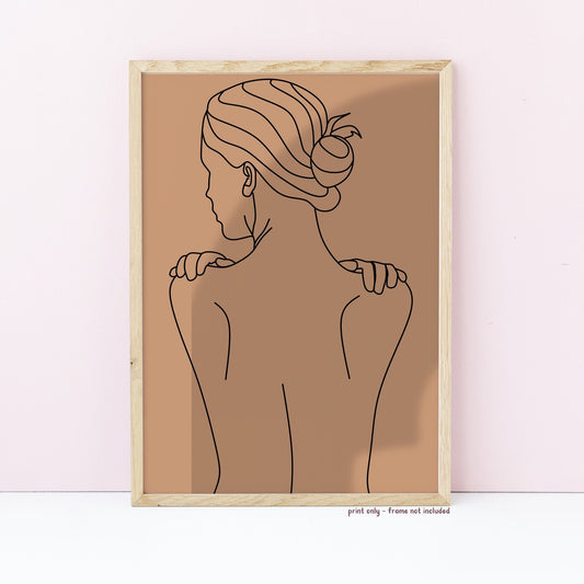Women’s Silhouette Line Print